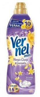 Vernel Max Nergiz Çiçeği ve Lavanta Yumuşatıcı 40 Yıkama Deterjan kullananlar yorumlar